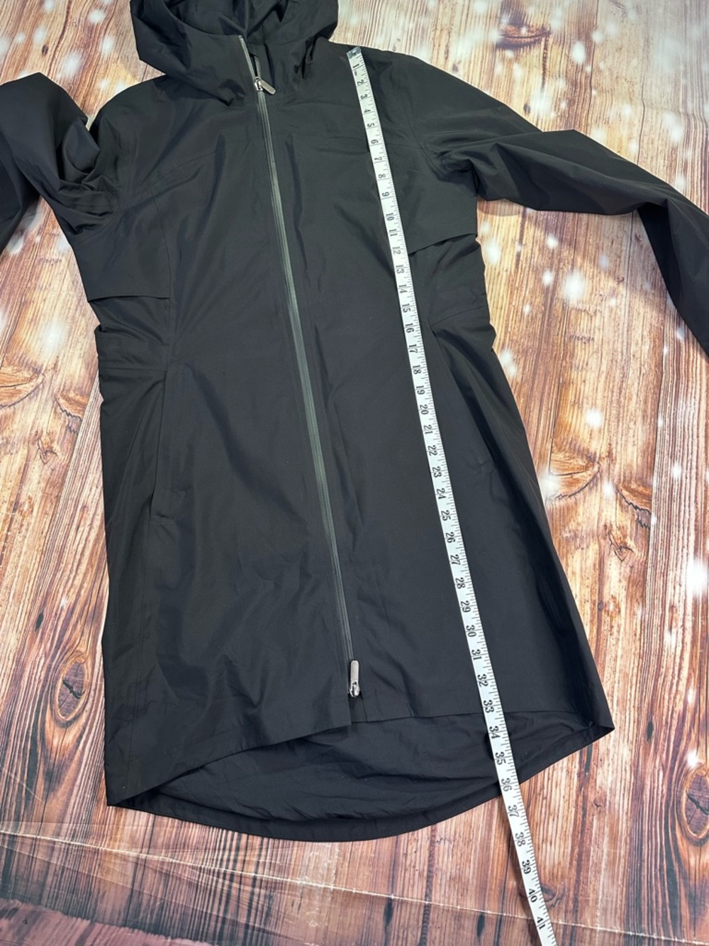 Lululemon Athletica Rebel Rain Jacket In Black Size 6 Outdoor Travel - Picture 10 of 16